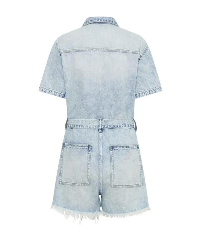 Women One Teaspoon Denim Jumpsuits DEPECHE BLUE NIGHT MOVERS DENIM JUMPSUIT Women One Teaspoon Denim Jumpsuits DEPECHE BLUE NIGHT MOVERS DENIM JUMPSUIT