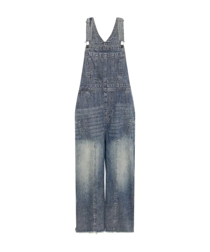 Women One Teaspoon Denim Jumpsuits DIRTY BLUE STANTON ST SKATER DENIM OVERALLS Women One Teaspoon Denim Jumpsuits DIRTY BLUE STANTON ST SKATER DENIM OVERALLS