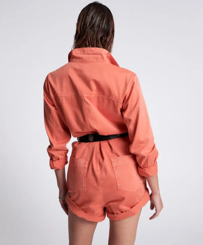 Women One Teaspoon Denim Jumpsuits ENVIOUS ORANGE CARGO PROPHECY JUMPSUIT Women One Teaspoon Denim Jumpsuits ENVIOUS ORANGE CARGO PROPHECY JUMPSUIT