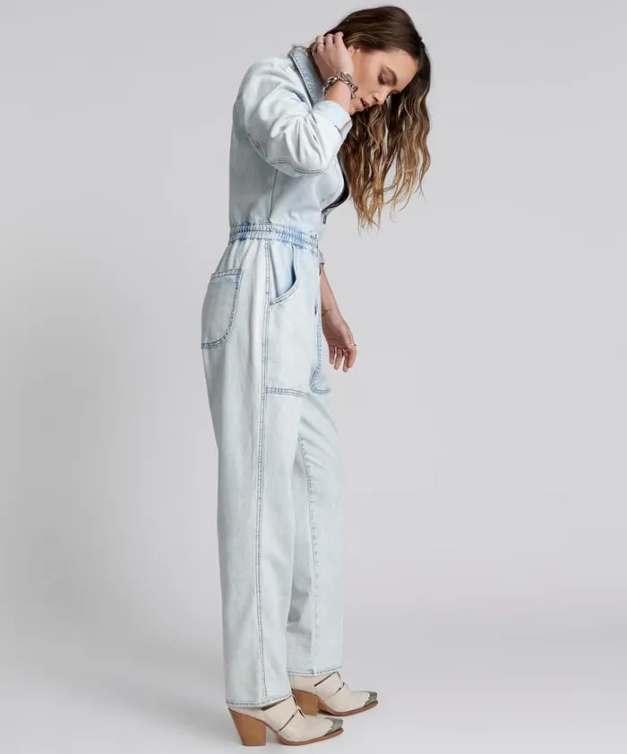 Women One Teaspoon Denim Jumpsuits FLORENCE OLIVIA DENIM JUMPSUIT Women One Teaspoon Denim Jumpsuits FLORENCE OLIVIA DENIM JUMPSUIT