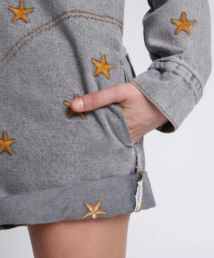 Women One Teaspoon Denim Jumpsuits FROM THE STARS PROPHECY JUMPSUIT Women One Teaspoon Denim Jumpsuits FROM THE STARS PROPHECY JUMPSUIT