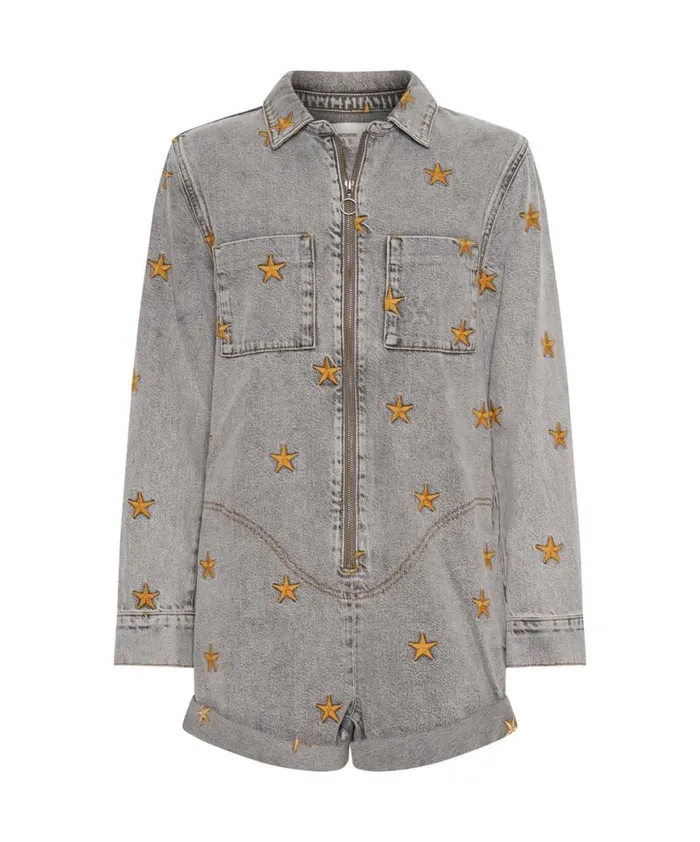 Women One Teaspoon Denim Jumpsuits FROM THE STARS PROPHECY JUMPSUIT Women One Teaspoon Denim Jumpsuits FROM THE STARS PROPHECY JUMPSUIT