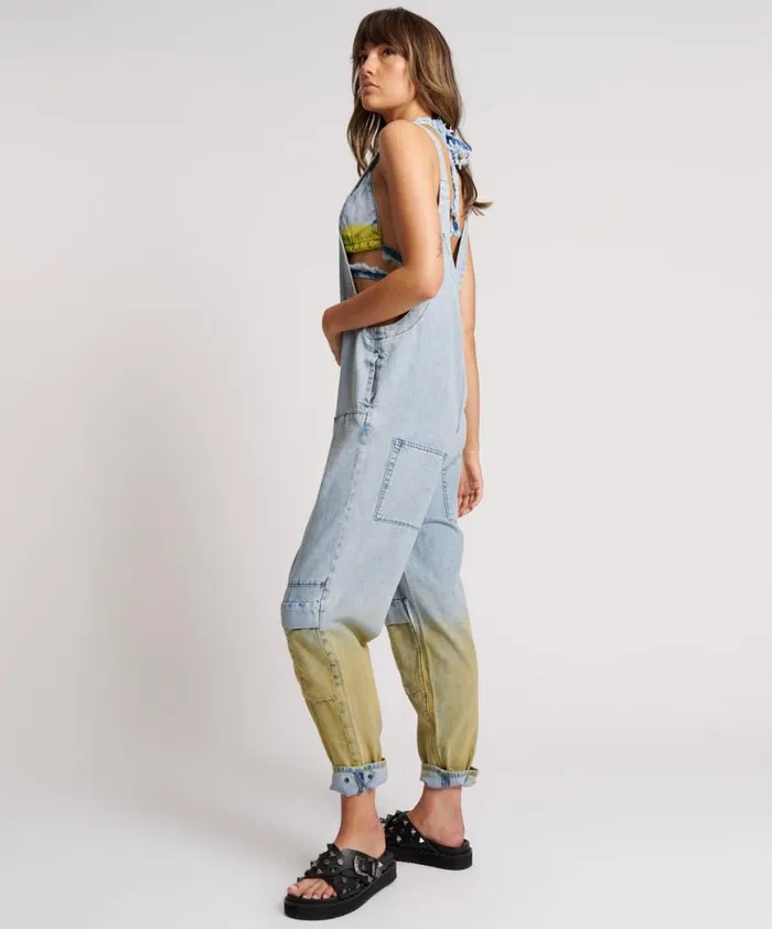 Women One Teaspoon Denim Jumpsuits GOLDEN HOUR HEROES JUMPSUIT Women One Teaspoon Denim Jumpsuits GOLDEN HOUR HEROES JUMPSUIT