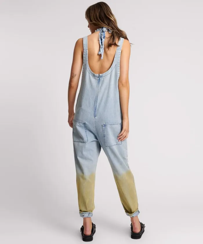 Women One Teaspoon Denim Jumpsuits GOLDEN HOUR HEROES JUMPSUIT Women One Teaspoon Denim Jumpsuits GOLDEN HOUR HEROES JUMPSUIT