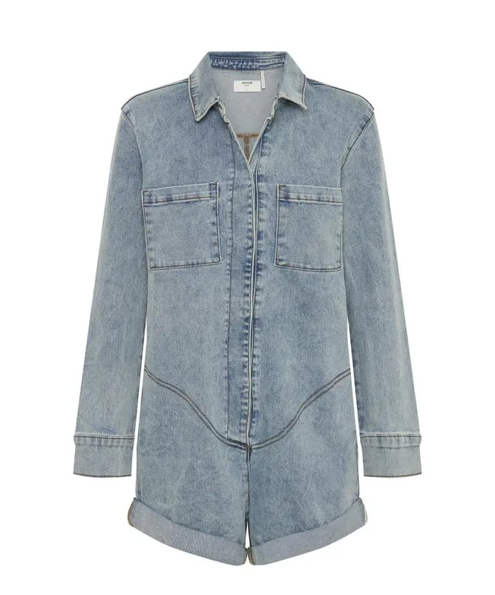 Women One Teaspoon Denim Jumpsuits HENDRIXE PROPHECY JUMPSUIT BLUE Women One Teaspoon Denim Jumpsuits HENDRIXE PROPHECY JUMPSUIT BLUE