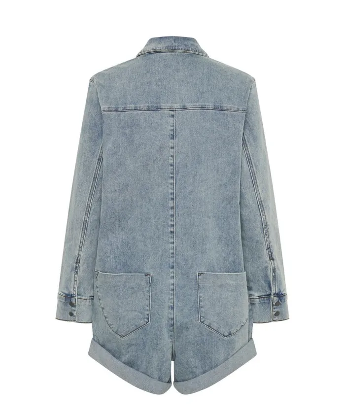 Women One Teaspoon Denim Jumpsuits HENDRIXE PROPHECY JUMPSUIT BLUE Women One Teaspoon Denim Jumpsuits HENDRIXE PROPHECY JUMPSUIT BLUE