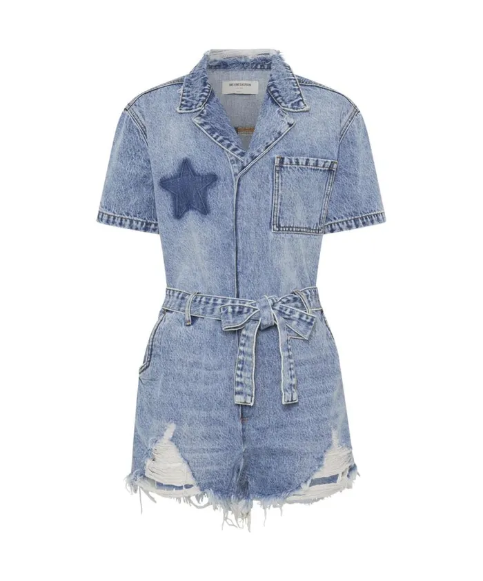 Women One Teaspoon Denim Jumpsuits HOLLYWOOD NIGHT MOVERS DENIM JUMPSUIT Women One Teaspoon Denim Jumpsuits HOLLYWOOD NIGHT MOVERS DENIM JUMPSUIT