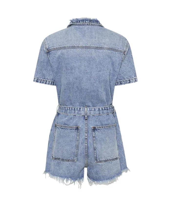Women One Teaspoon Denim Jumpsuits HOLLYWOOD NIGHT MOVERS DENIM JUMPSUIT Women One Teaspoon Denim Jumpsuits HOLLYWOOD NIGHT MOVERS DENIM JUMPSUIT