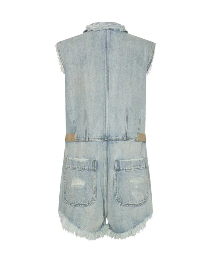 Women One Teaspoon Denim Jumpsuits KANSAS BLUE PALISADES OVERALL Women One Teaspoon Denim Jumpsuits KANSAS BLUE PALISADES OVERALL