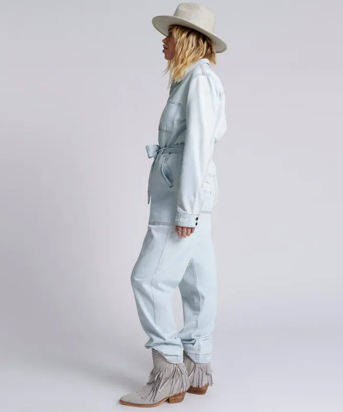 Women One Teaspoon Denim Jumpsuits LE SURF CLAUDIA OVERALL Women One Teaspoon Denim Jumpsuits LE SURF CLAUDIA OVERALL