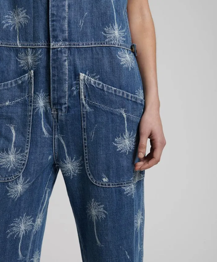 Women One Teaspoon Denim Jumpsuits MALIBU CAMP OVERALLS Women One Teaspoon Denim Jumpsuits MALIBU CAMP OVERALLS