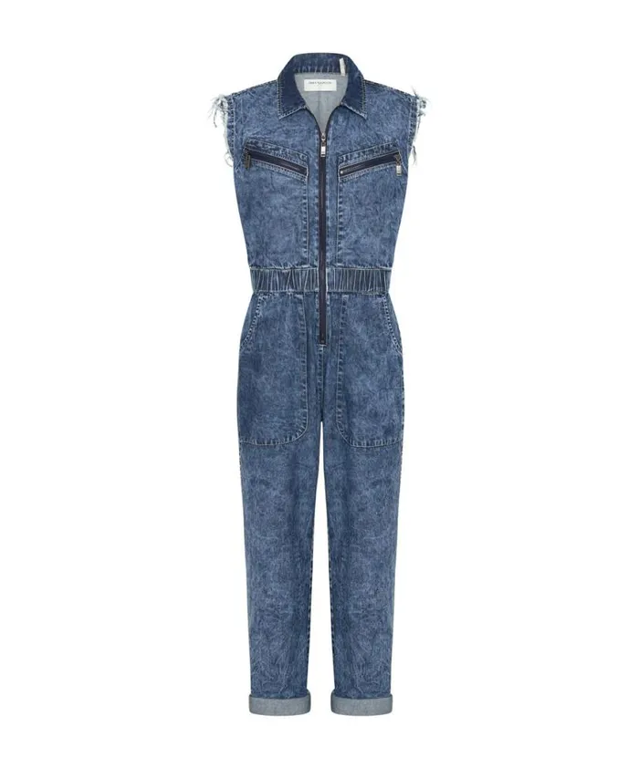 Women One Teaspoon Denim Jumpsuits OLIVIA SLEEVELESS OVERALL Women One Teaspoon Denim Jumpsuits OLIVIA SLEEVELESS OVERALL