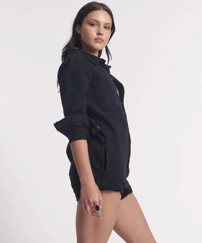 Women One Teaspoon Denim Jumpsuits ONYX BLACK PROPHECY JUMPSUIT BLACK Women One Teaspoon Denim Jumpsuits ONYX BLACK PROPHECY JUMPSUIT BLACK