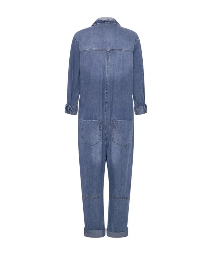 Women One Teaspoon Denim Jumpsuits PACIFICA PARADISE UTILITY JUMPSUIT Women One Teaspoon Denim Jumpsuits PACIFICA PARADISE UTILITY JUMPSUIT