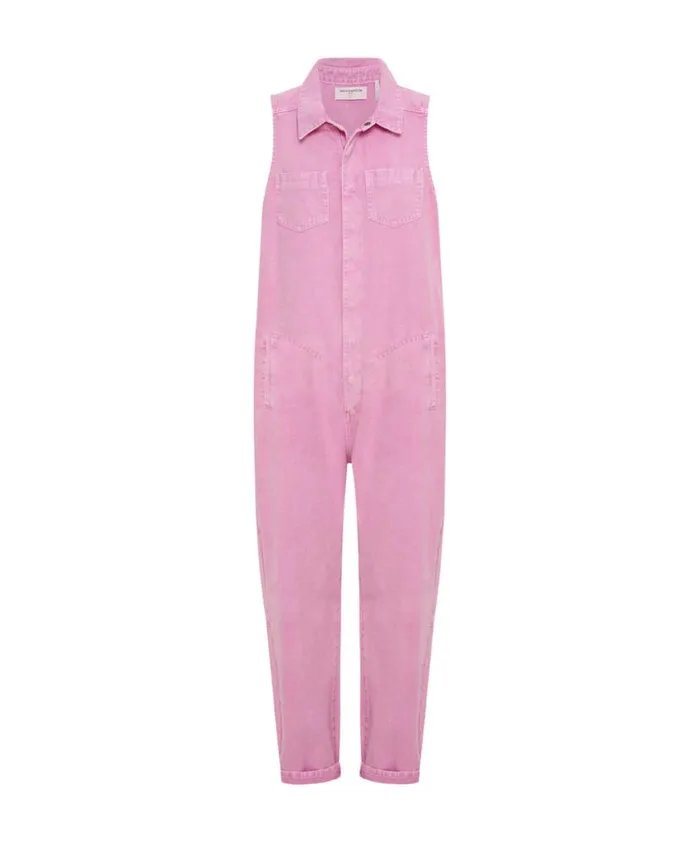 Women One Teaspoon Denim Jumpsuits PINK FONDANT BRAXTON JUMPSUIT Women One Teaspoon Denim Jumpsuits PINK FONDANT BRAXTON JUMPSUIT