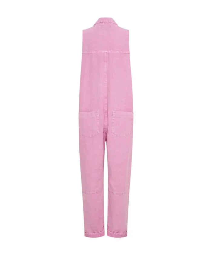 Women One Teaspoon Denim Jumpsuits PINK FONDANT BRAXTON JUMPSUIT Women One Teaspoon Denim Jumpsuits PINK FONDANT BRAXTON JUMPSUIT