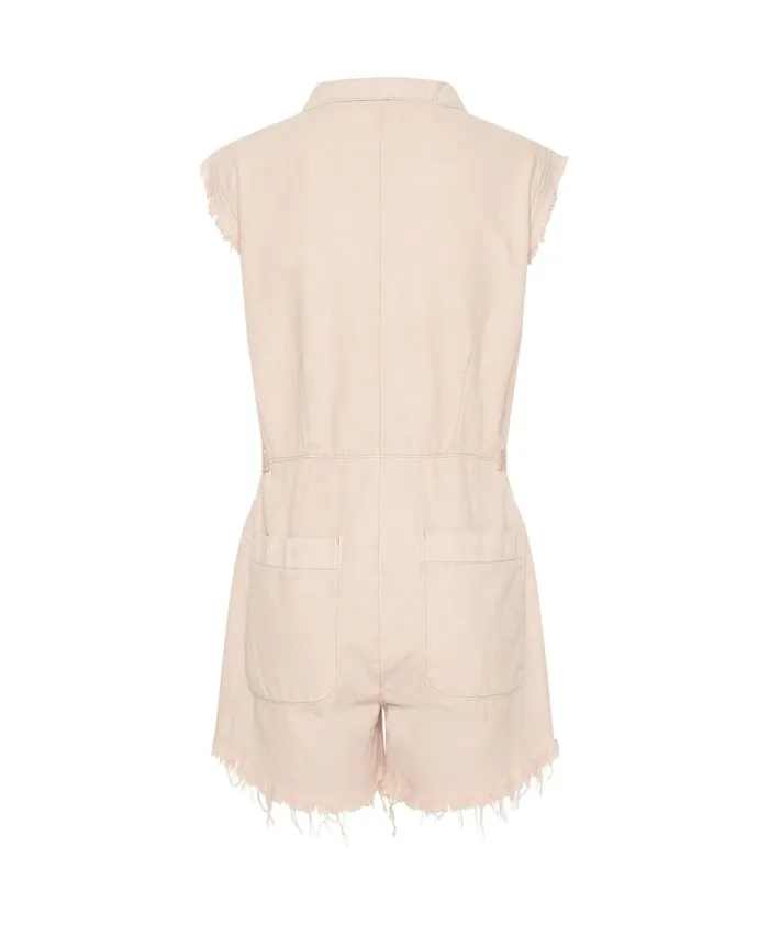 Women One Teaspoon Denim Jumpsuits PINK TINT PALLISADES OVERALL Women One Teaspoon Denim Jumpsuits PINK TINT PALLISADES OVERALL