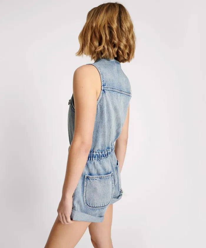 Women One Teaspoon Denim Jumpsuits SALTY DOG LILLY DENIM JUMPSUIT Women One Teaspoon Denim Jumpsuits SALTY DOG LILLY DENIM JUMPSUIT
