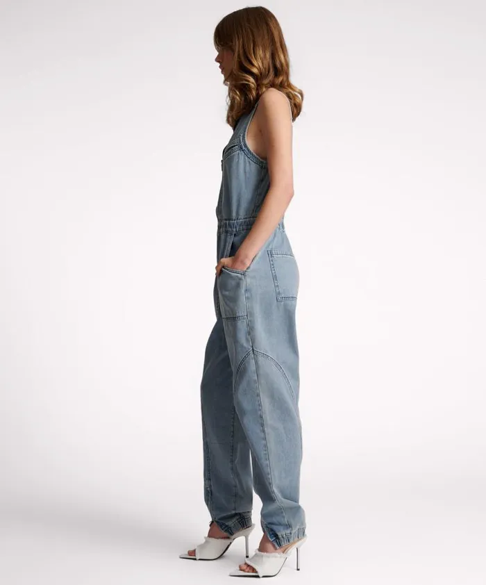 Women One Teaspoon Denim Jumpsuits SALTY DOG LONG LILLY DENIM JUMPSUIT Women One Teaspoon Denim Jumpsuits SALTY DOG LONG LILLY DENIM JUMPSUIT