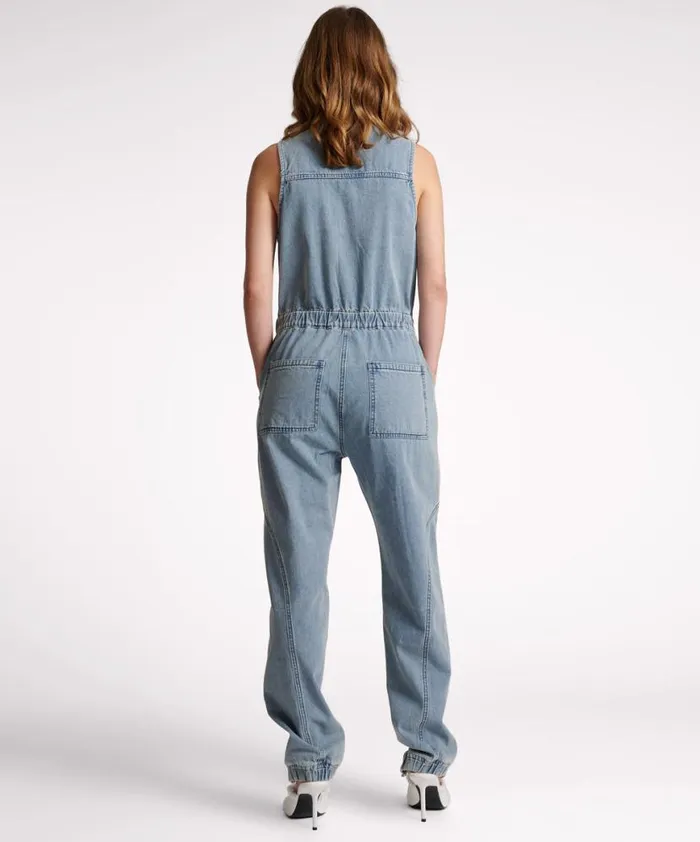 Women One Teaspoon Denim Jumpsuits SALTY DOG LONG LILLY DENIM JUMPSUIT Women One Teaspoon Denim Jumpsuits SALTY DOG LONG LILLY DENIM JUMPSUIT