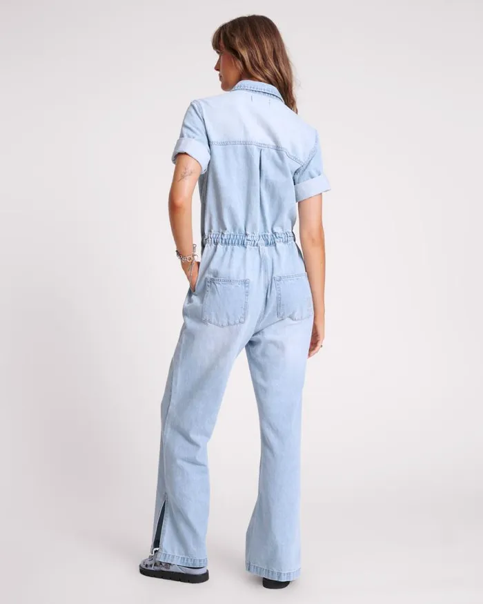 Women One Teaspoon Denim Jumpsuits SPORTSTER BLUE VERONICA DENIM JUMPSUIT Women One Teaspoon Denim Jumpsuits SPORTSTER BLUE VERONICA DENIM JUMPSUIT