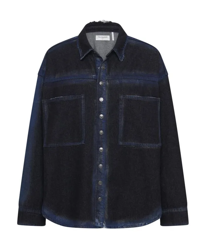 Women One Teaspoon Denim Shirts BLUE PUNK DARIA DENIM SHIRT Women One Teaspoon Denim Shirts BLUE PUNK DARIA DENIM SHIRT