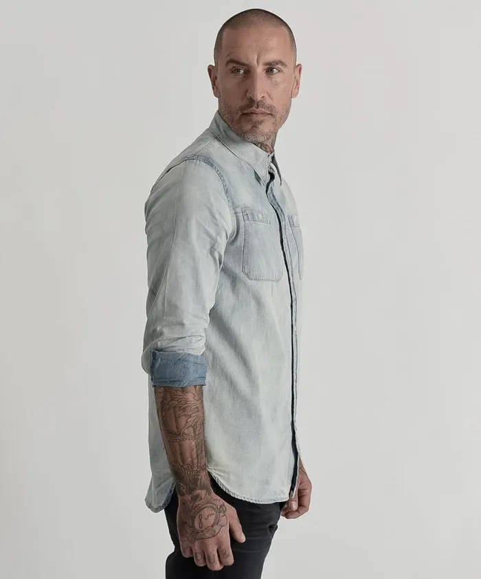 Women One Teaspoon Denim Shirts HOMME LIBERTY SHIRT 0 Women One Teaspoon Denim Shirts HOMME LIBERTY SHIRT 0