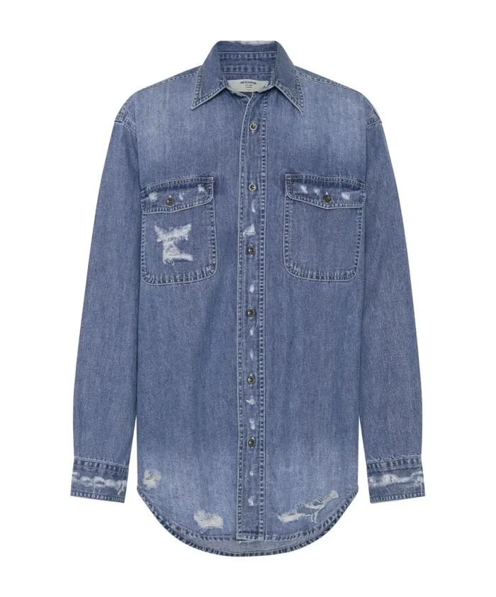 Women One Teaspoon Denim Shirts PACIFICA EVERYDAY DENIM SHIRT Women One Teaspoon Denim Shirts PACIFICA EVERYDAY DENIM SHIRT