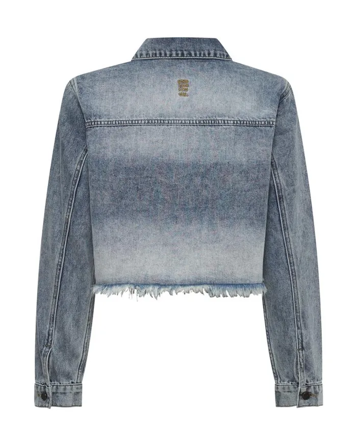Women One Teaspoon Denim Tops BLUE BLOSSOM LONG SLEEVE DENIM BRAXTON TOP Women One Teaspoon Denim Tops BLUE BLOSSOM LONG SLEEVE DENIM BRAXTON TOP