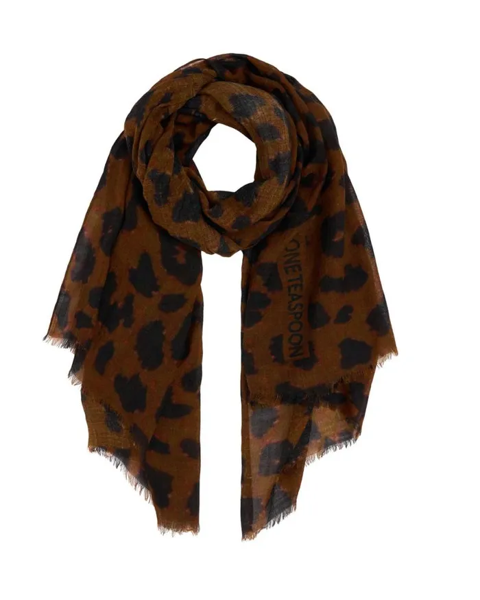 Women One Teaspoon Headwear ANIMAL ANARCHY WOOL SCARF Women One Teaspoon Headwear ANIMAL ANARCHY WOOL SCARF