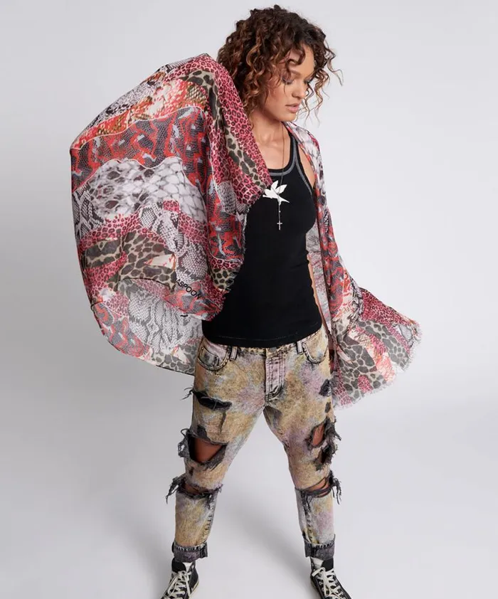 Women One Teaspoon Headwear MISFIT JUNGLE SCARF Women One Teaspoon Headwear MISFIT JUNGLE SCARF