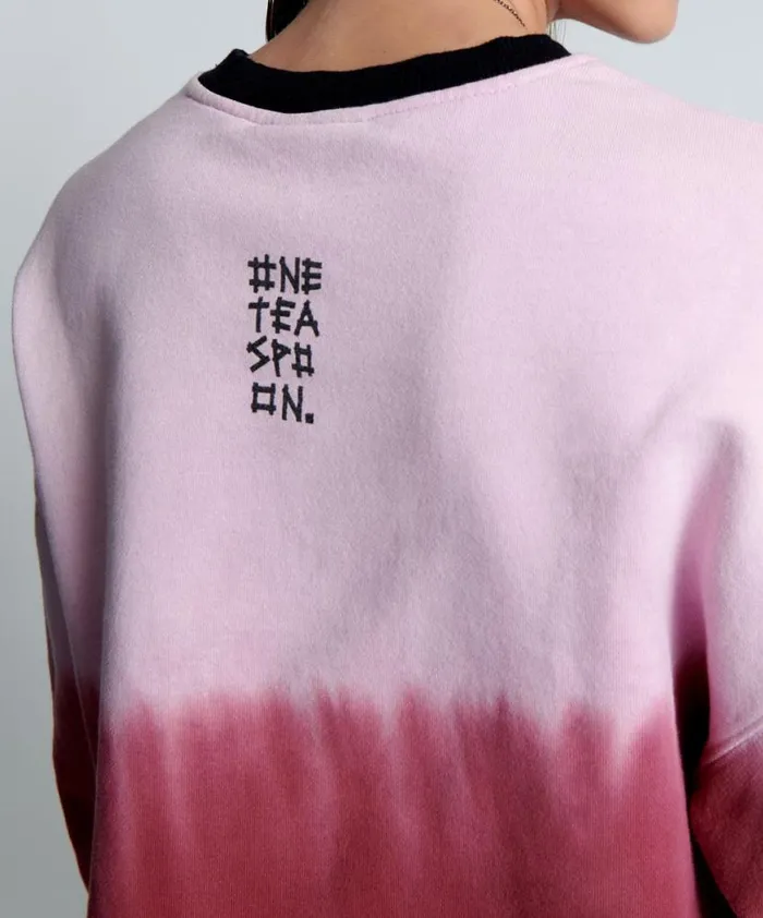 Women One Teaspoon Hoodies And Sweats FROM THE STARS DIPPED CROPPED SWEATER Women One Teaspoon Hoodies And Sweats FROM THE STARS DIPPED CROPPED SWEATER