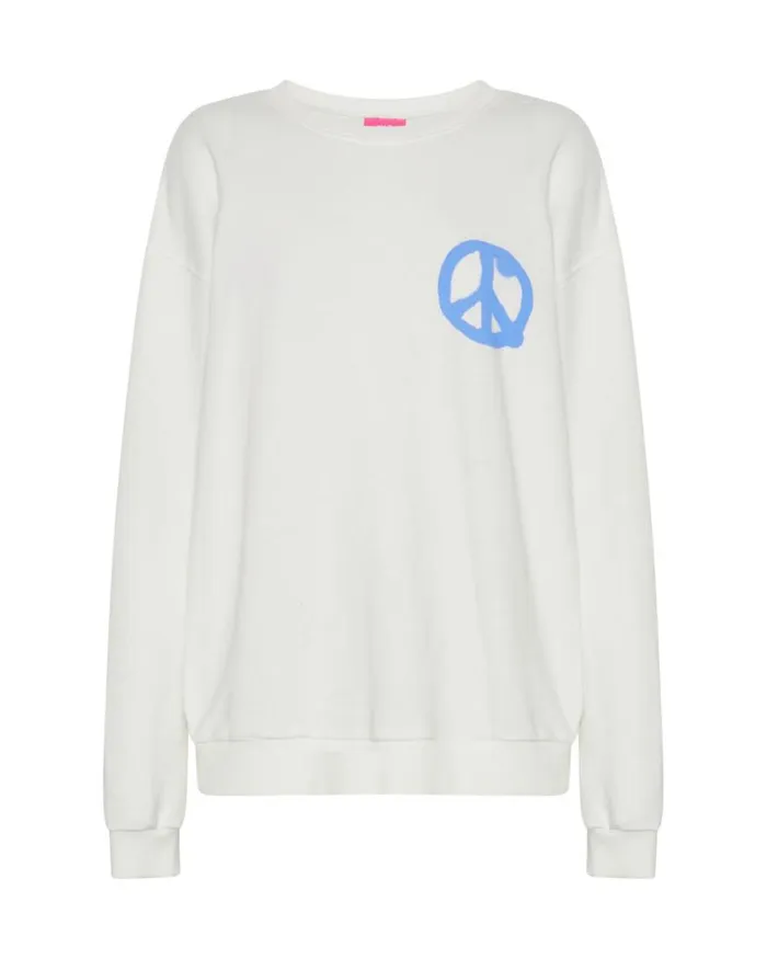 Women One Teaspoon Hoodies And Sweats GET PHYSICAL PEACE SWEATER Women One Teaspoon Hoodies And Sweats GET PHYSICAL PEACE SWEATER