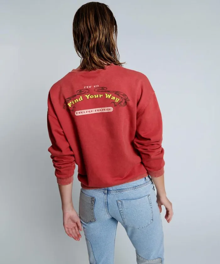 Women One Teaspoon Hoodies And Sweats MOBLACK FIND YOUR WAY UNISEX SWEATER Women One Teaspoon Hoodies And Sweats MOBLACK FIND YOUR WAY UNISEX SWEATER
