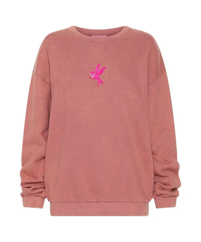 Women One Teaspoon Hoodies And Sweats ONETEASPOON BOWER BIRD LOGO SWEATER Women One Teaspoon Hoodies And Sweats ONETEASPOON BOWER BIRD LOGO SWEATER