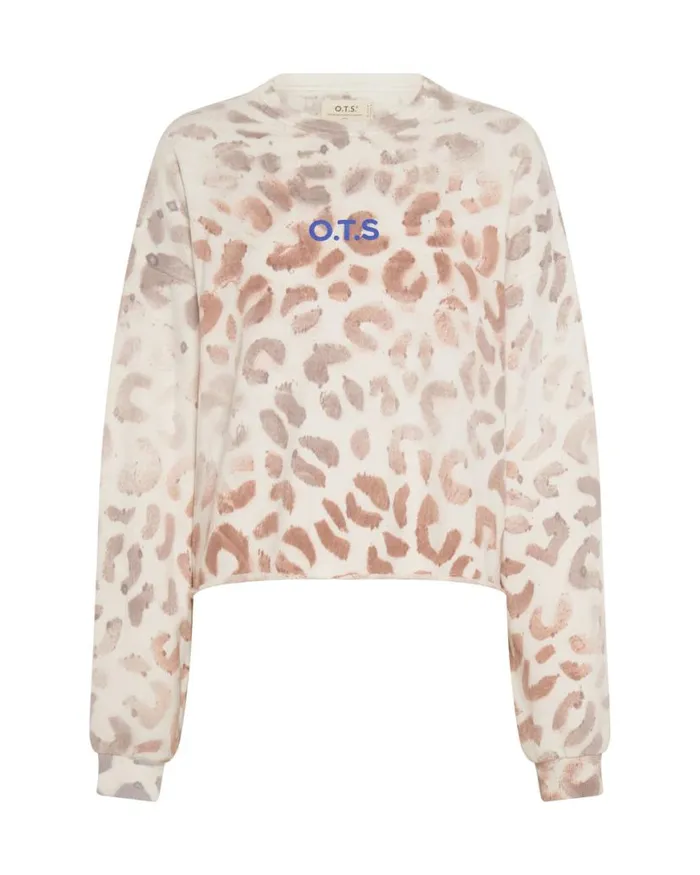 Women One Teaspoon Hoodies And Sweats OTS COMMUTER CROP SWEATER PINK Women One Teaspoon Hoodies And Sweats OTS COMMUTER CROP SWEATER PINK