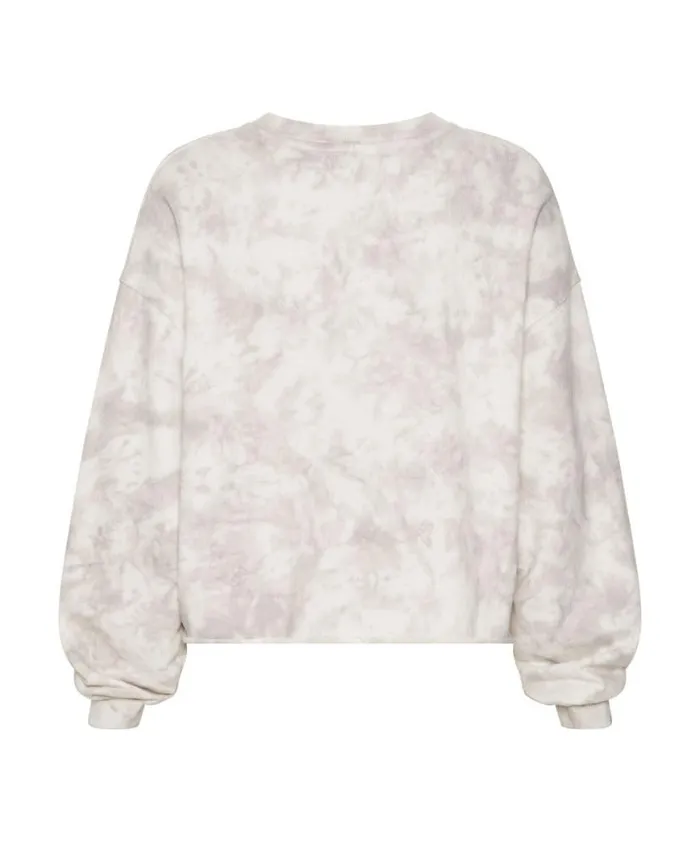 Women One Teaspoon Hoodies And Sweats OTS COMMUTER CROP SWEATER WHITE Women One Teaspoon Hoodies And Sweats OTS COMMUTER CROP SWEATER WHITE