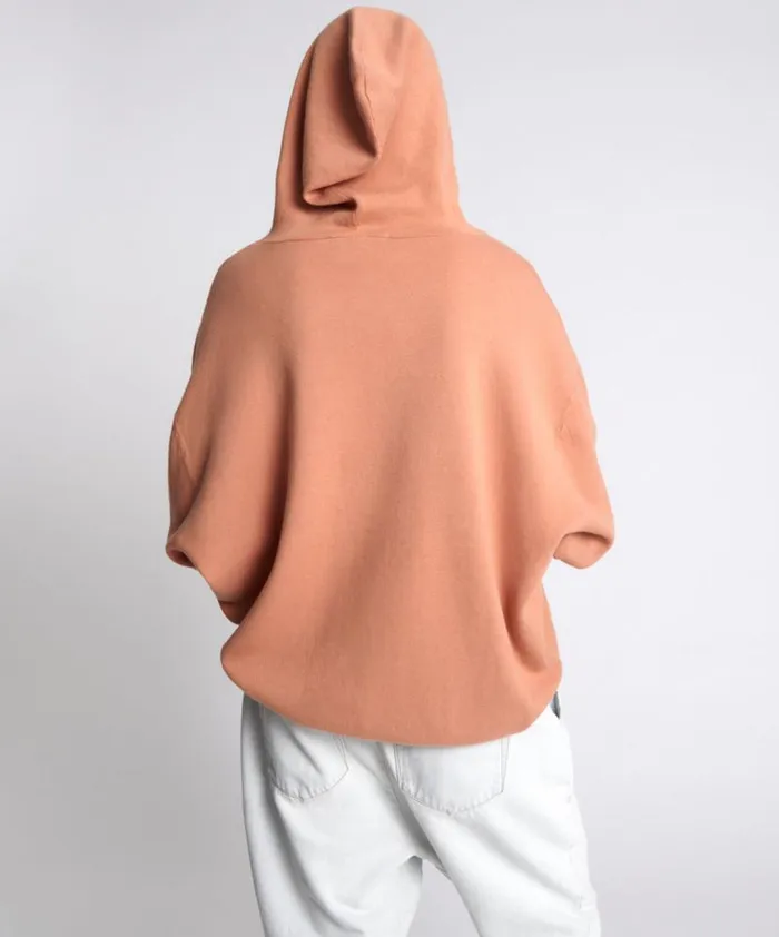 Women One Teaspoon Hoodies And Sweats OTS RECOVERY HOODY BROWN Women One Teaspoon Hoodies And Sweats OTS RECOVERY HOODY BROWN