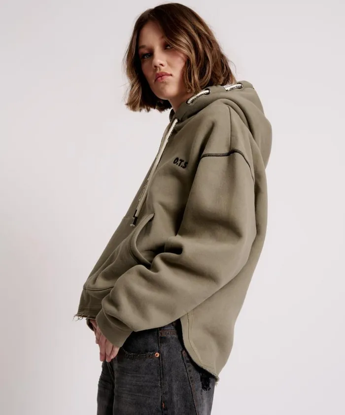 Women One Teaspoon Hoodies And Sweats OTS THREADED LOGO HOODY Women One Teaspoon Hoodies And Sweats OTS THREADED LOGO HOODY