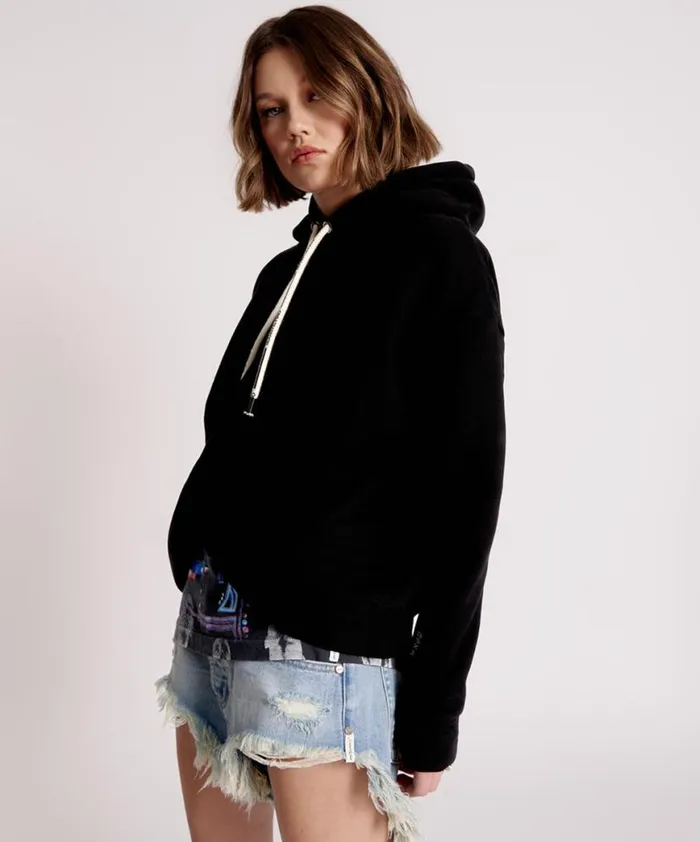 Women One Teaspoon Hoodies And Sweats OTS TWISTED HOODY Women One Teaspoon Hoodies And Sweats OTS TWISTED HOODY