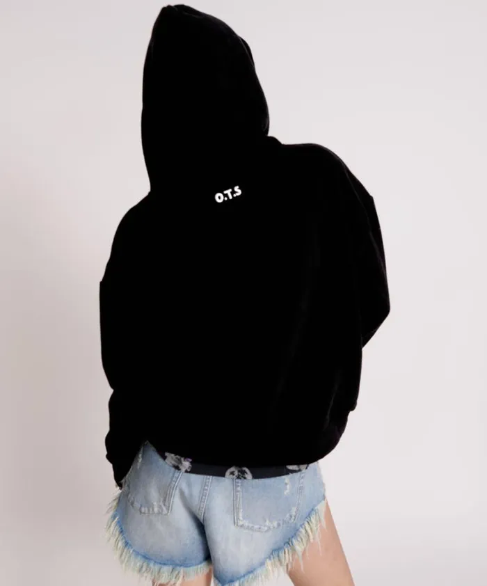 Women One Teaspoon Hoodies And Sweats OTS TWISTED HOODY Women One Teaspoon Hoodies And Sweats OTS TWISTED HOODY