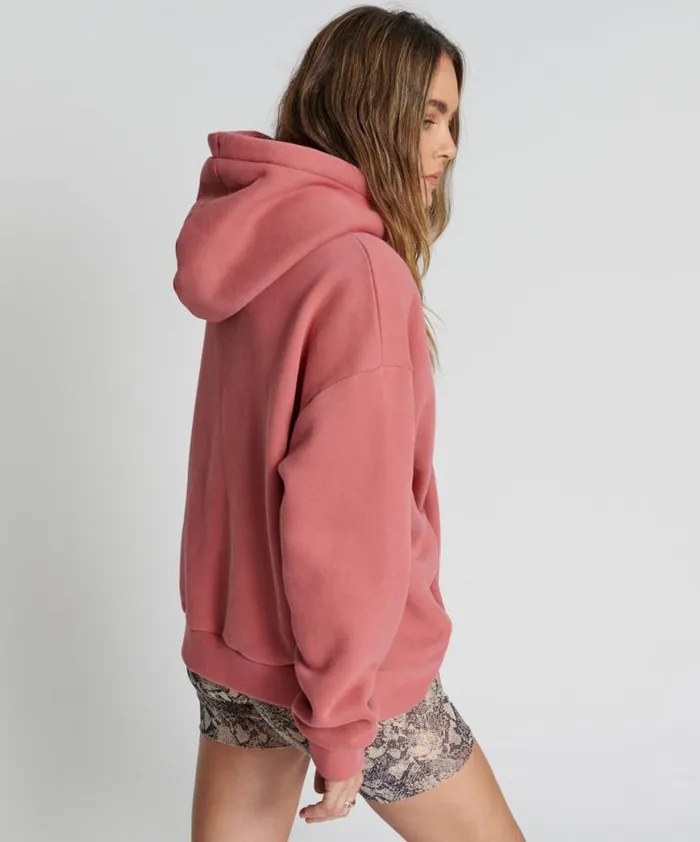Women One Teaspoon Hoodies And Sweats RED VELVET LUXE TWISTED HOODY Women One Teaspoon Hoodies And Sweats RED VELVET LUXE TWISTED HOODY