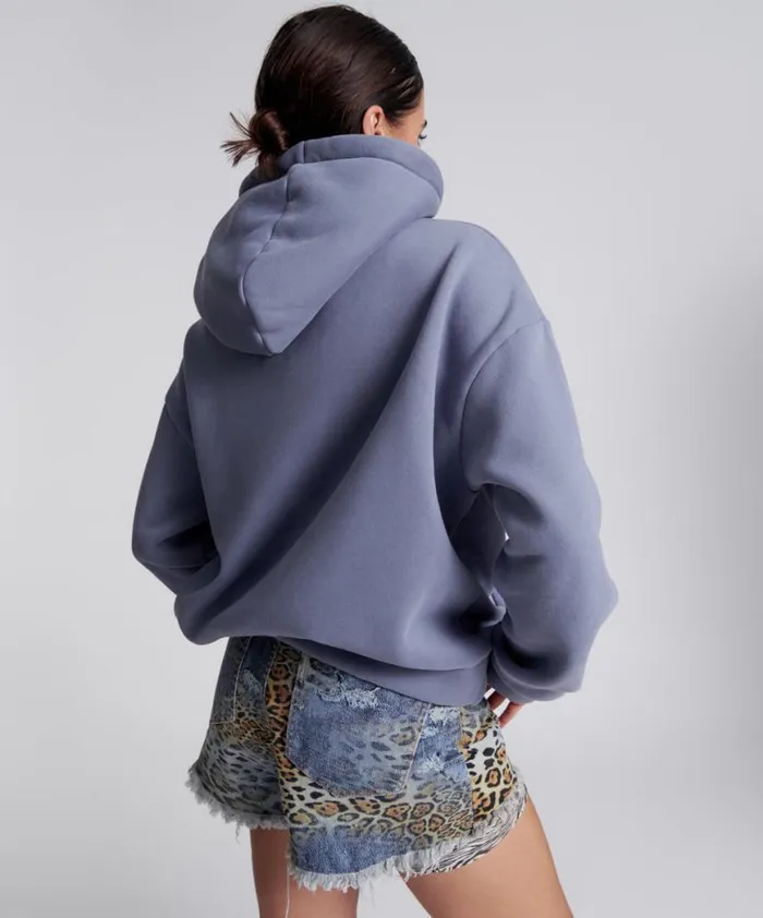 Women One Teaspoon Hoodies And Sweats STAND BY TWISTED HOODY Women One Teaspoon Hoodies And Sweats STAND BY TWISTED HOODY
