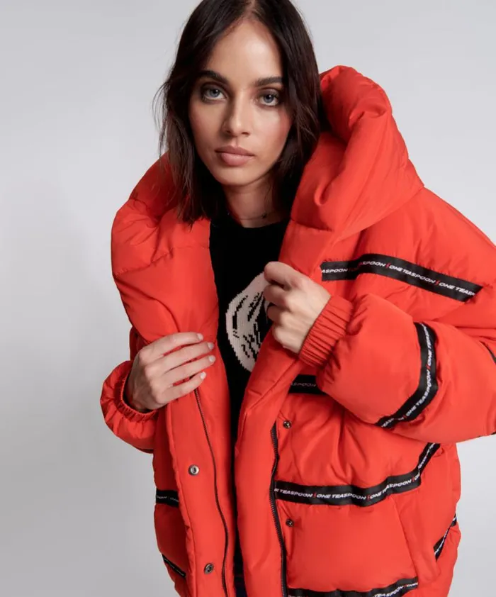 Women One Teaspoon Jackets ADDICTED PUFFA JACKET Women One Teaspoon Jackets ADDICTED PUFFA JACKET