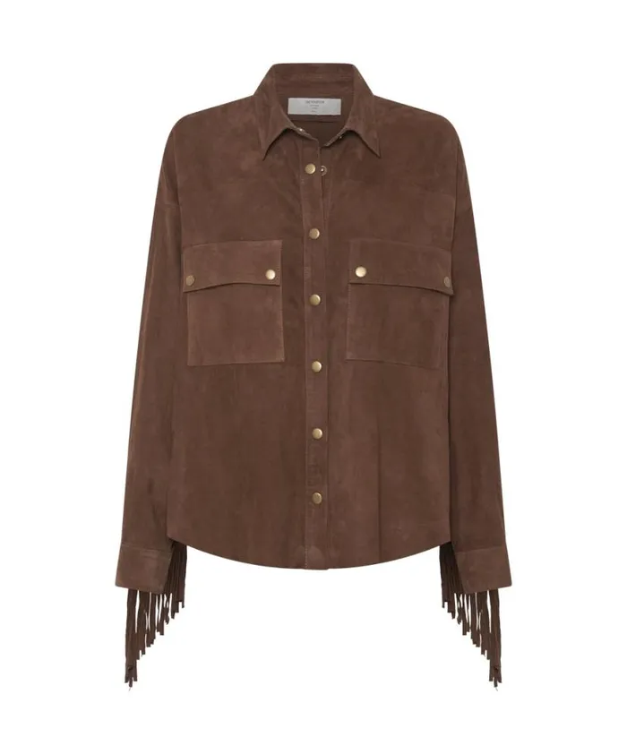 Women One Teaspoon Jackets BLIND FOR LOVE FRINGED DARIA JACKET Women One Teaspoon Jackets BLIND FOR LOVE FRINGED DARIA JACKET