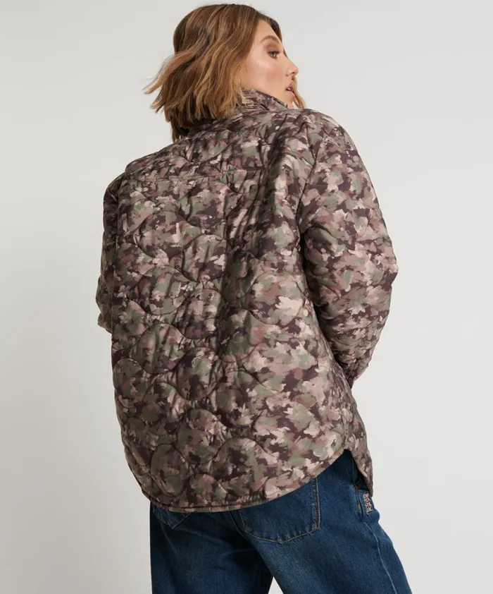 Women One Teaspoon Jackets CAMO QUILTED JACKET Women One Teaspoon Jackets CAMO QUILTED JACKET