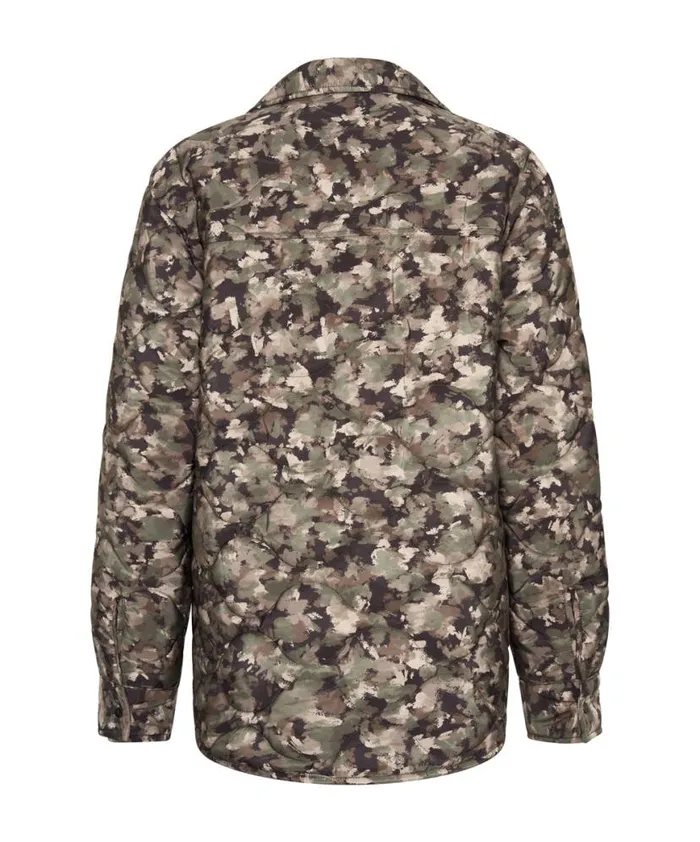 Women One Teaspoon Jackets CAMO QUILTED JACKET Women One Teaspoon Jackets CAMO QUILTED JACKET
