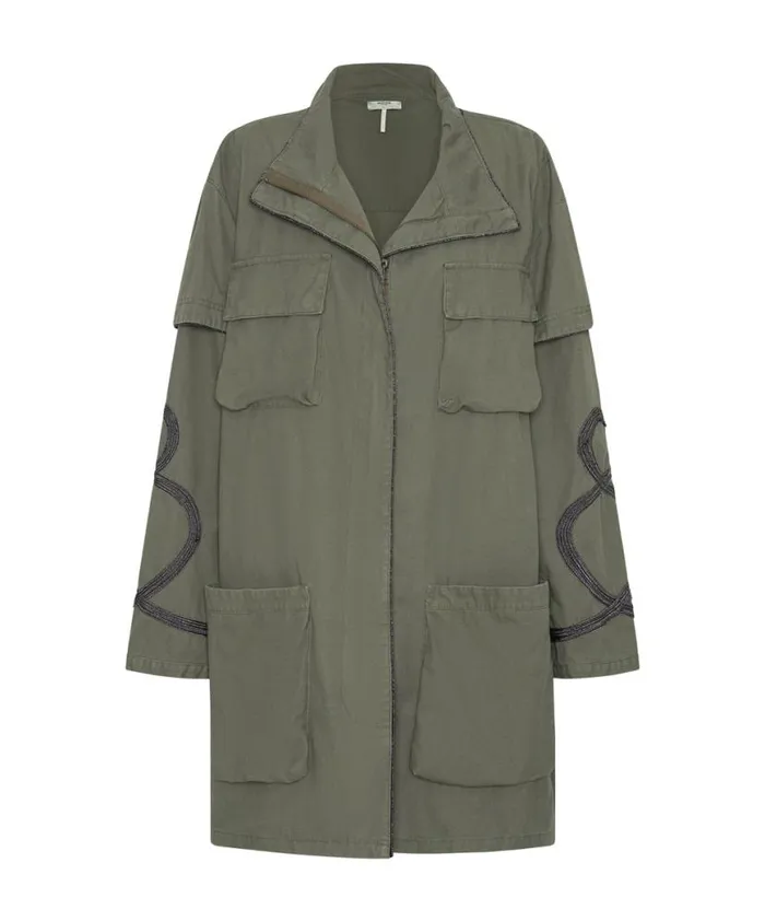 Women One Teaspoon Jackets CARGO THROWOVER JACKET Women One Teaspoon Jackets CARGO THROWOVER JACKET