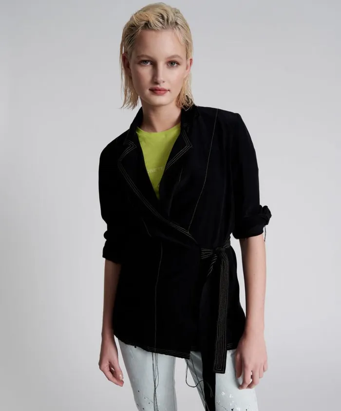Women One Teaspoon Jackets CUPRO EXPEDITION BLAZER