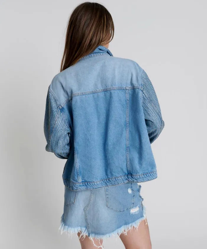 Women One Teaspoon Jackets DESERT JEWEL TRUCKER JACKET Women One Teaspoon Jackets DESERT JEWEL TRUCKER JACKET